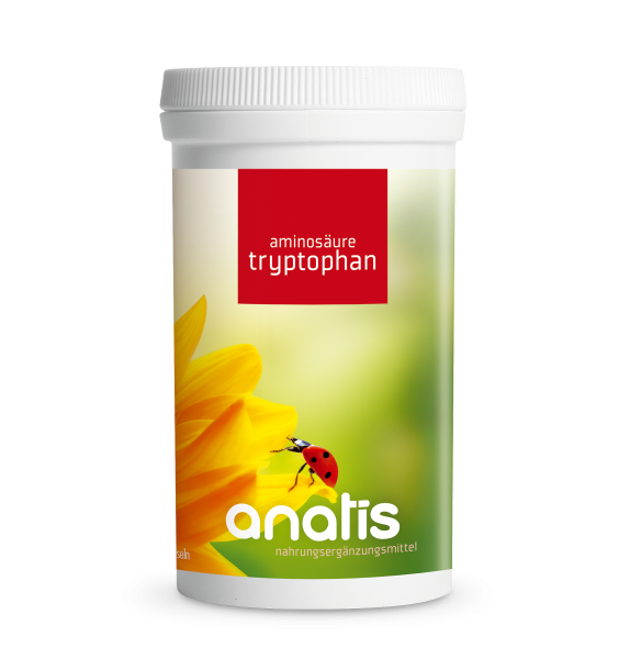 Aminosäure Tryptophan Anatis Nahrungsergänzungsmittel 180 Kapseln