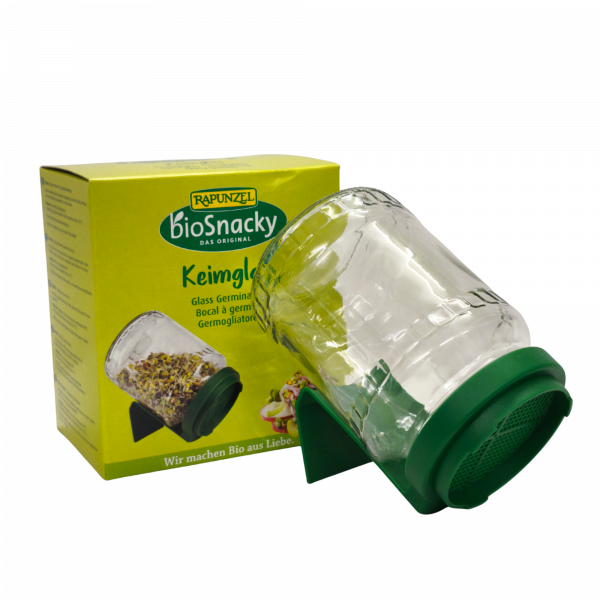 Bio Snacky Keimglas (Kunststoffdeckel)